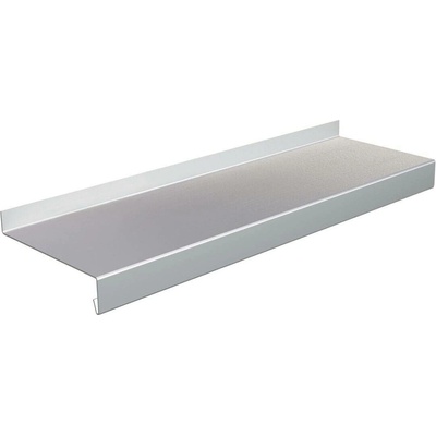 Parapet venkovní r.š.200mm - pozink Lakovaný RAL 9007 stříbrná tmavá s folií dl.2m