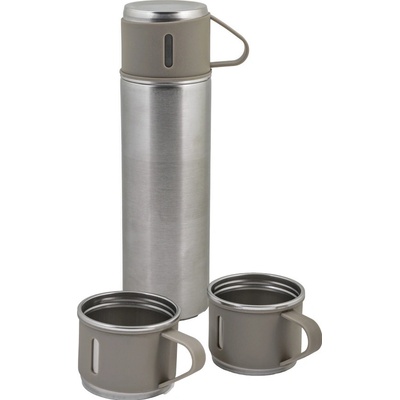 De Gusto Termoska se 3 hrnky HOT&COLD béžová 500 ml