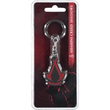 Prívesok na kľúče Assassin's Creed Shadows Creed Logo Metal Keychain Silver