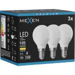 Mexen Nova 3x LED крушка E14, G45, 1W, Топла - 3000K, 105 lm - L101-E14-0130-01x03 (L101-E14-0130-01x03)