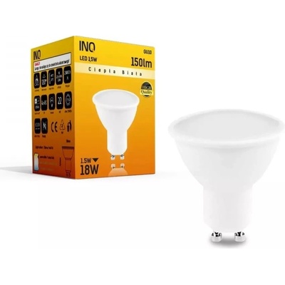 INQ LED žiarovka LED GU10 1,5W Warm White