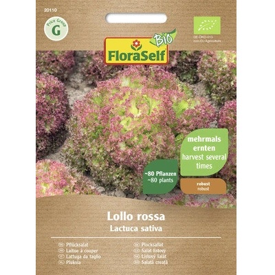 Šalát listový BIO FloraSelf Bio Lollo rossa