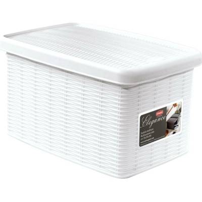 STEFANPLAST Úložná krabica Elegance 5,5 l, biela