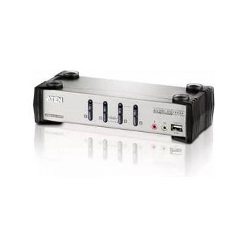 ATEN Превключвател KVMP ATEN CS1734B, 4-Port USB с OSD, USB 2.0, CS1734B