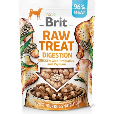 Brit Raw Treat Dog Digestion Freeze dried treat and topper Chicken 40 g