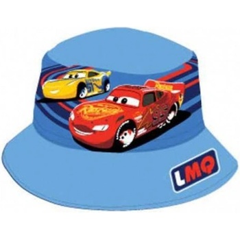 Chlapčenský klobúčik Autá / Cars McQueen sv. modrý