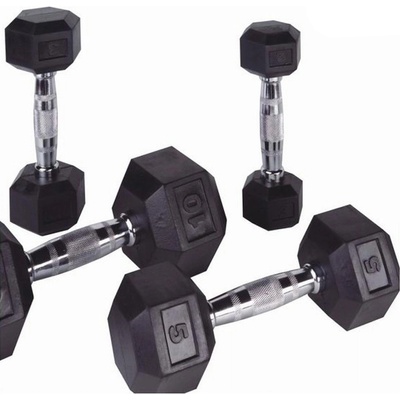 Arsenal HEXA pogumovaná s chromovaným madlem 22,5 kg