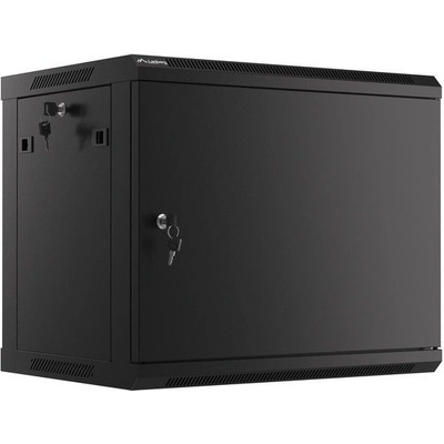 Lanberg Комуникационен шкаф Lanberg rack cabinet 19" wall-mount 9U/600x450 for self-assembly with metal door black (flat pack) (WF01-6409-00B)