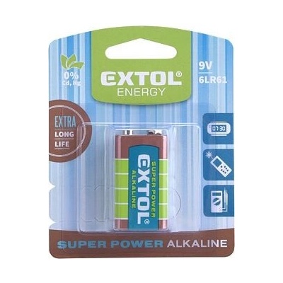 Extol Energy 9V 1ks 42016