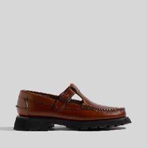 Hereu Alber Sport Leather Flats - Tan