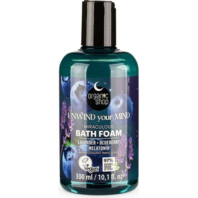 Organic Shop Zázračná pěna do koupele Unwind Your Mind 300 ml