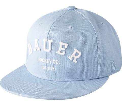 Bauer Flat Brim Snapback Blue
