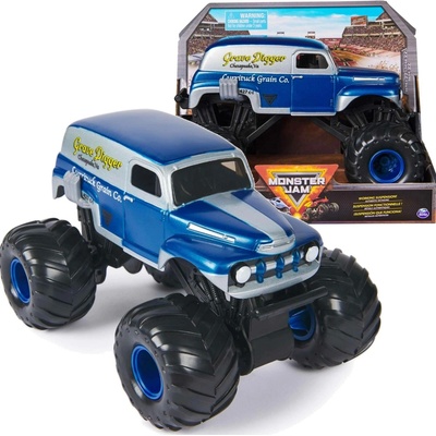 Monster Jam Kovový monster truck Grave Digger 1:24