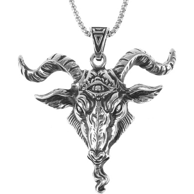 FALON чокър Baphomet Eye - PSY1100