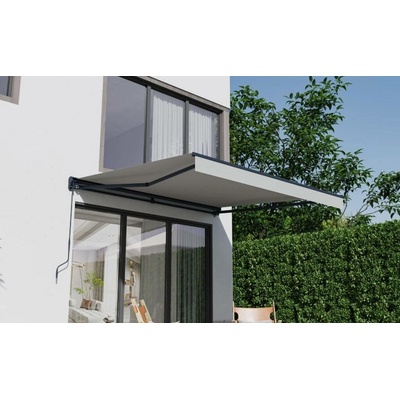 BestBerg BBSU-E350LG Elektrická markíza 350 x 300 cm svetlo šedá