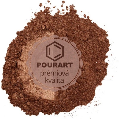 PourArt Metalický prášek DK411 Pearl Coffee Brown 10 g – Zboží Mobilmania