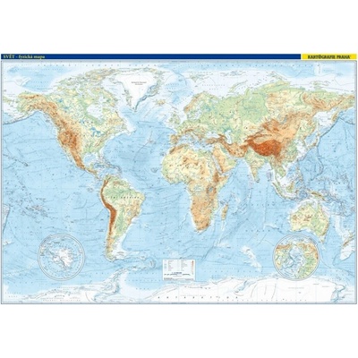 Svět nástěnná obecně zeměpisná mapa