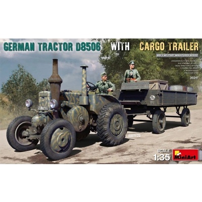MiniArt German Tractor D8506 with Cargo Trailer 35317 1:35