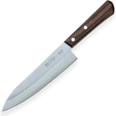 Dellinger Japonský nôž GYUTO KANETSUGU MIYABI ISSIN 18 cm, hnedá