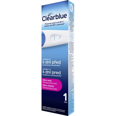 Clearblue Ultra časný těhotenský test