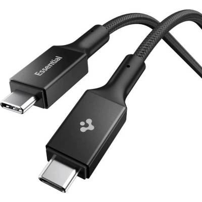 Spigen EB24015CC USB-C 40Gbps USB4 Gen3 240W 8K 1,5m černý