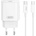 XO Бързо зарядно 25W за Apple iPhone, Samsung XO CE25 PD, 220V, с кабел USB-C - USB-C (CE25)