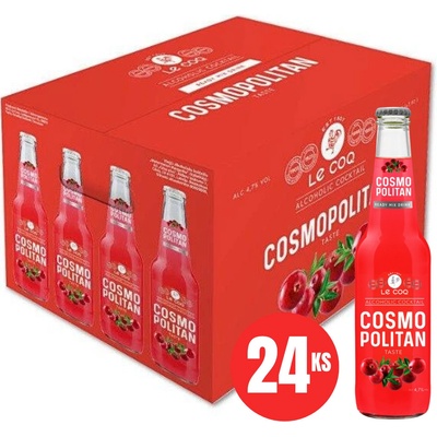 LE COQ Koktejl Cosmopolitan 24 x 330 ml (karton)