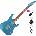Ibanez GRX120SP-MLM Basic SET Metallic Light Blue Електрическа китара