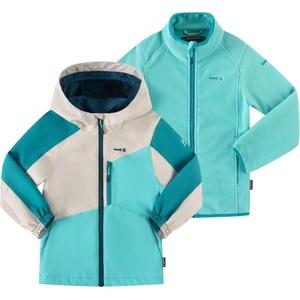 Kamik Детско 3-в-1 яке Kamik Kid's Estella Waterproof jacket - Oatmeal / Teal - размер 116 (EU) (703-5356-0414)