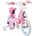 E & L Cycles Детски велосипед с помощни колела E&L cycles - Disney Princess, 14 (20563-FW14)