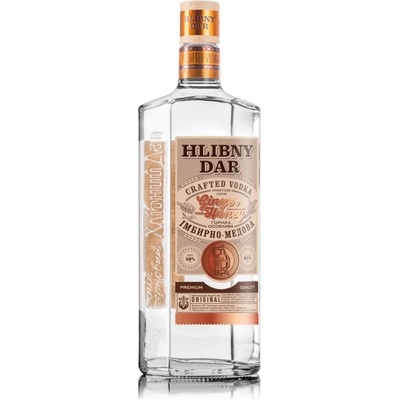 Hlibny Dar Crafted Zázvorovo-Medová Vodka 40% 0,7 l (holá láhev)