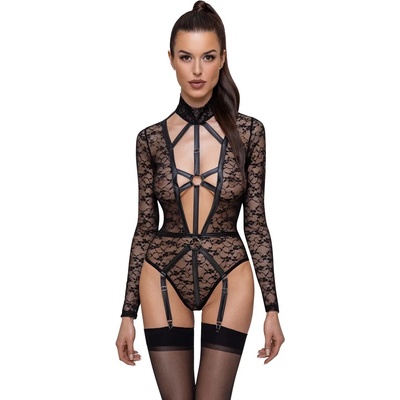 Cottelli Collection Rio Body Long Sleeve Soft Lace 2643227 Black S