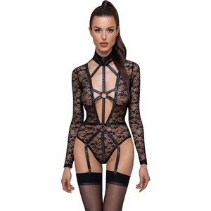 Cottelli Collection Rio Body Long Sleeve Soft Lace 2643227 Black S