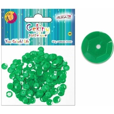 Flitry 10 g pastelové zelené