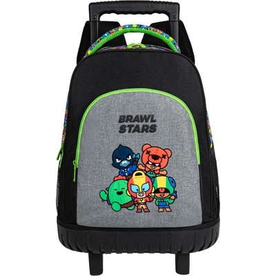 Kstationery Ученическа раница с колелца Kstationery Brawl Stars - Ready to Battle (68246)
