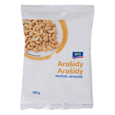 Aro Arašídy pražené nesolené 5 x 100 g
