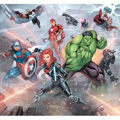 Komar Vliesová fototapeta Avengers Street Revenge rozměry 300 x 280 cm
