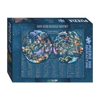 Artglob Puzzle 200 - Young Explorers Sky Map