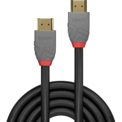 Кабел Lindy LNY-36952, от HDMI(м) към HDMI(м), 1m, сив (LNY-36952)