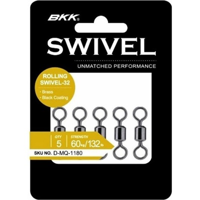 BKK Obratlík Rolling Swivel-32 veľ.3 100 kg 3 ks