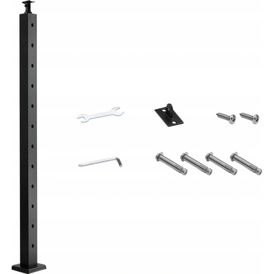 Sloupek zábradlí 1 Ks 106,7x5x5 cm SUS304 Sloupek pro schodišťové zábradlí