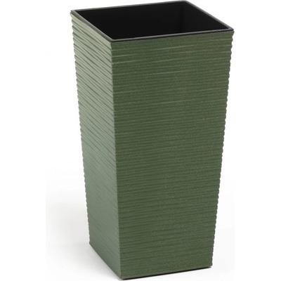 LAMELA květináč FINEZIA ECO WOOD DLUTO rozměr 40 x 40 x 75 cm zelený