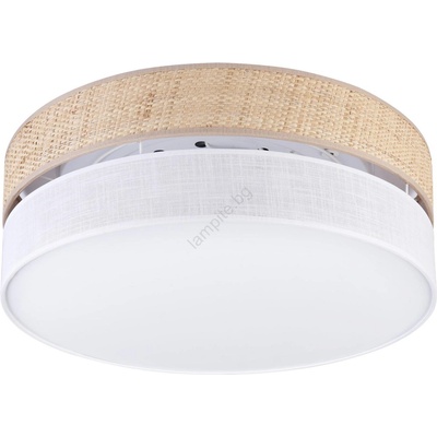 LAMKUR Led таванно осветително тяло sirja boho led/36w/230v Ø 45 см бежово/бяло (la59747)