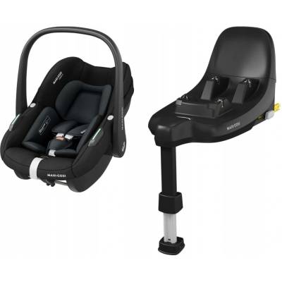 Maxi-Cosi Pebble S 2026 Tonal Black + základna FamilyFix S