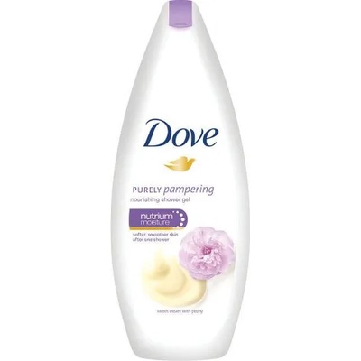 Dove подхранващ душ гел със сметана и божур 250мл