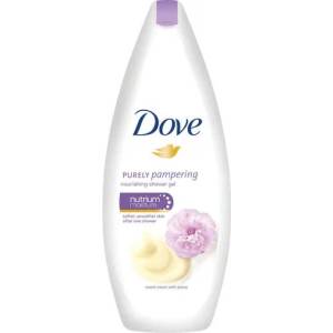 Dove подхранващ душ гел със сметана и божур 250мл