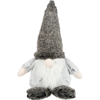 TRIXIE Xmas Dwarf - Забавна коледна играчка за кучета , плюшено джудже, 33 см. / 6 броя