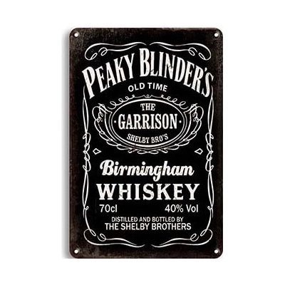 Ceduľa Peaky Blinders Whiskey