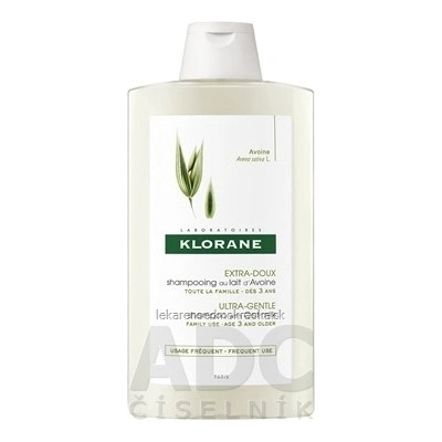 Klorane Shampooing Au Lait D'avoine šampón s ovseným mliekom 400 ml