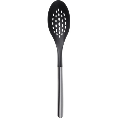 Lunasol Drážkovaná lyžica Nylon s rúčkou z nehrdzavejúcej ocele 35 cm